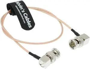 Coax BNC Right Angle Male to Male Cable for BMCC Video Blackmagic Camera