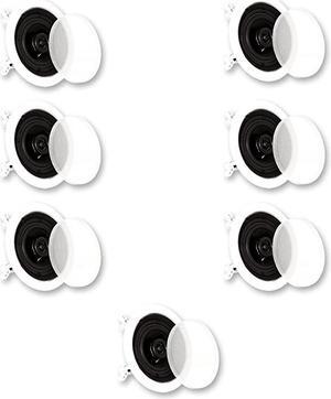 CS4C in Ceiling Speakers Surround Sound Home 7 Speaker Set CS4C7S