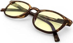 Vision Blue Light Shield Computer ReadingGaming Glasses 00 Magnification Anti Blue Light 100 UV Protection High Definition Lens WF1 Glossy Tortoise Frame