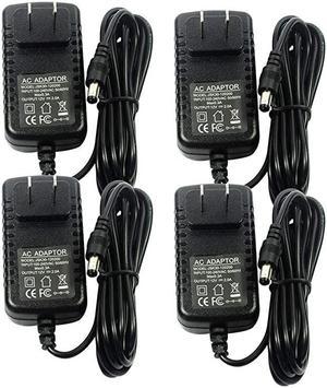4 Pack DC 12V 12 Volt 2A Power Supply Adapter AC 100240V to DC 12V Transformers Switching Power Supply for 12V LED Strip Lights 24W Max 21mm X 55mm US Wall Plug Extra Long 8 Foot Cord