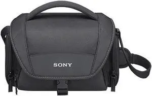 LCSU21 Soft Carrying Case for CyberShot and Alpha NEX Cameras Black
