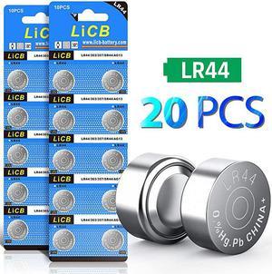 20 Pack LR44 AG13 357 303 SR44 Battery 15V Button Coin Cell Batteries