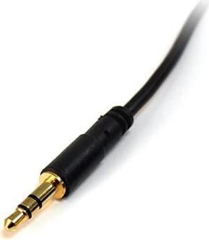 com 1 ft 03 m 35mm Audio Cable 35mm Slim Audio Cable Gold Plated Connectors MaleMale Aux Cable MU1MMS