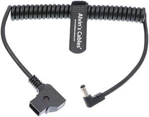 Anton Bauer Power Tap DTap to 21 DC 12v Right Angle Coiled Cable KiPRO LCD Monitors
