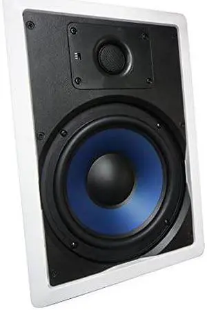 Silver Ticket inWall Speaker with Pivoting Tweeter 8 Inch inWall