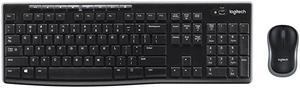 MK270 Wireless Keyboard and Mouse Combo Keyboard and Mouse Included 24GHz DropoutFree Connection Long Battery Life FrustrationFree Packaging