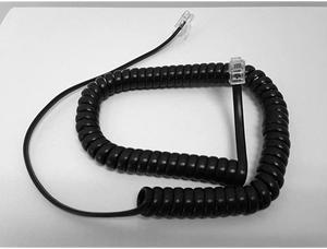 Replacement 9 Foot Black Handset Receiver Cord for Polycom VVX Series IP Phone 101 150 201 250 300 301 310 311 350 400 401 410 411 450 500 501 600 601 1500