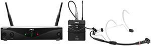 WMS420 Headworn Set Band A Wireless Microphone System with SR420 Stationary Receiver, P420 Pocket Transmitter, and C555L Headworn Microphone