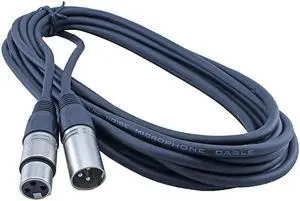 Pack Shielded 100 Foot Male to Female 3 Pin XLR Mic Audio Cable