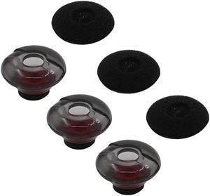 Large Size 3 PCS Replacement Eartips Kit Ear Buds Ear Gels for Plantronics Voyager 5200 Earphones Plantronics Voyager 5200 Ear Tips Earbuds Silicone Tips amp Foam Cover L Size 5200L