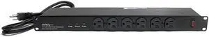 com 16 Outlet Horizontal 1U Rack Mount PDU Power Strip for Network Server Racks Surge Protection 120V15A 6ft Power Cord RKPW161915