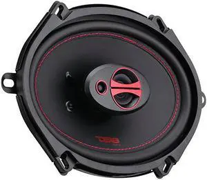 GENX57 Coaxial Speaker 5x7 3Way 165W Max 50W RMS Black Paper Cone Two Mylar Dome Tweeters 4 Ohms Clarity Unparalled by Other Speakers in Their Class 2 Speakers