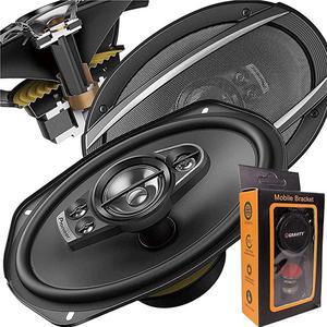 Pair of  6x9 Inch 5-Way 700 Watt Car Audio Speakers | TS-A6990F (2 Speakers) + Free Gravity Mobile Bracket Holder, Model:TS-A6990F(Pair) / Magnet