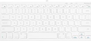 USB Mini Keyboard for Mac and Windows PC 78 Scissor Switch Keys with 13 Shortcut Keys Compact Small Keyboard that Saves Spaces and Looks Great Plug and Play Mac Keyboard White