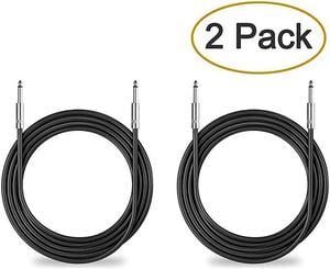 2Pack 100 ft 14quot to 14quot Speaker Cables True 12AWG Patch Cords 14 Male Inch DJPA Audio Speaker Cable 12 Gauge Wire