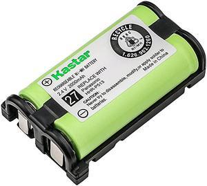Cordless Phone Battery Type 27 24V NiMH 2000mAh Replacement for Panasonic HHRP513 HHRP513A HHRP513A1B HRRP513A1B and Panasonic KXTG2258 KXTG2235 KXTG2238 KXTG2248 KXTG2249