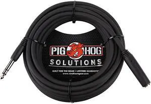 PHX14-25 1/4" TRSF to 1/4" TRSM Headphone Extension Cable, 25 Feet
