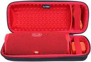 EVA Hard Travel Case for JBL Charge 4 Portable Waterproof Wireless Bluetooth Speaker Red