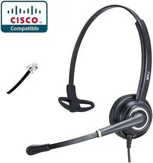 Cisco Headset with Noise Cancelling Microphone Telephone Headset for Cisco Office Phones 6921 7821 7861 7940 7941G 7942G 7945G 7960G 7961G 7962G 7965G 7970 7971G 7975G 8811 8851 8865 9971 etc