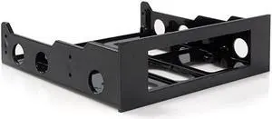 com 3.5" to 5.25" Front Bay Adapter - Mount 3.5" HDD in 5.25" Bay - Hard Drive Mounting Bracket w/ Mounting Screws (BRACKETFDBK)