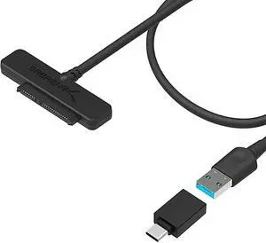 USB 31 TypeA to SSD 25Inch SATA Hard Drive Adapter Optimized for SSD Support UASP SATA III ECSS31