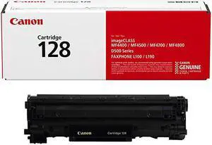 Genuine Toner Cartridge 128 Black 3500B001 1 Pack for imageCLASS MF4450 MF4570dn MF4570dw MF4770n MF4880dw MF4890dw D530 D550 Laser Printers and FAXPHONE L100 L190 Genuine Toner Cartridge 128 Black 3500B001 1 Pack for imageCLASS MF4450 MF4570dn MF4570dw MF4770n MF4880dw MF4890dw D530 D550 Laser Printers and FAXPHONE L100 L190
