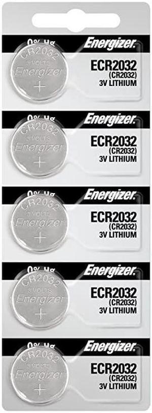 2032 Battery CR2032 Lithium 3v 5 Count Pack of 1