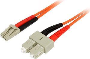com 2m Fiber Optic Cable Multimode Duplex 50125 LSZH LCSC OM2 LC to SC Fiber Patch Cable