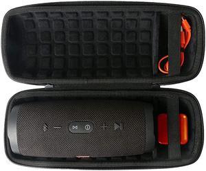 Hard Travel Case for JBL Charge 4 Waterproof Bluetooth Speaker Black Case