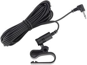 Universal for Pioneer Replacement Bluetooth Microphone Mic 25mm Jack Long Cable Assembly for All Pioneer Bluetooth Enabled Car Stereo CD DVD Player Radio Navigation BT with Clip Mount By