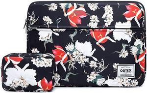 Padded Laptop Sleeve Bag with Small Charger Case Compatible with MacBook Pro Mac Air Chromebook Notebook Dell Inspiron Surface Book
