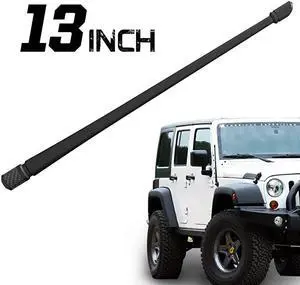 Antenna Compatible with Jeep Wrangler JK JKU JL JLU Rubicon Sahara 20072021 | 13 inches Flexible Rubber Antenna Replacement | Designed for Optimized FMAM Reception Antenna Compatible with Jeep Wrangler JK JKU JL JLU Rubicon Sahara 20072021 | 13 inches Flexible Rubber Antenna Replacement | Designed for Optimized FMAM Reception