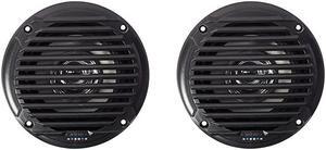 MS5006BR Black 525 Dual Cone Waterproof Speakers