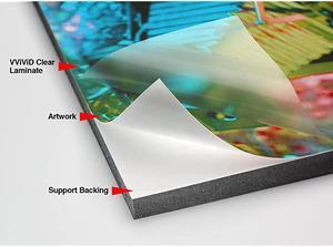 Clear SelfAdhesive Lamination Vinyl Roll for DieCutters and Vinyl Plotters 12 x 6ft