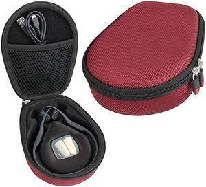 Hard Case fits AfterShokz Trekz AirAfterShokz AeropexTitanium Mini Open Ear Wireless Bone Conduction Headphones AS650 AS800 Canyon Red