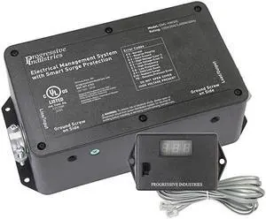 30 Amp Hardwired RV Electrical Management System Surge Protector With Remote Display (1 MIN), EMS-HW30C