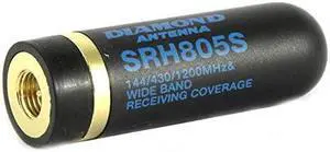 Original SRH805S TriBand 1444401200 MHz Handheld Stubby Antenna 175quot SMA Wide Band Receive