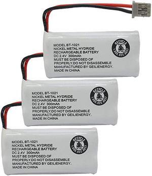 BT1021 BBTG0798001 Compatible with Uniden BT1021 BT1025 BT1021 BT1008 BT1016 Cordless Handset Phone Rechargeable Battery 3Pack