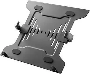 Laptop Mount Tray for Monitor Arms and Stands Tray Only | Notebook Arm Mount Tray Fits 75 x 75 and 100 x 100 mm VESA Mount Holes | Fully Secures Laptop