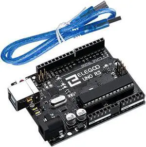 UNO R3 Board ATmega328P ATMEGA16U2 with USB Cable Compatible with Arduino IDE Projects RoHS Compliant