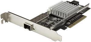 com 10G Network Card - MM/SM - 1x Single 10G SPF+ Slot - Intel 82599 Chip - Gigabit Ethernet Card - Intel NIC Card (PEX10000SFPI)