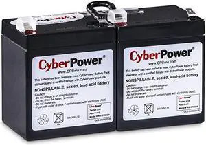RB1270X2A Replacement Battery Cartridge MaintenanceFree User InstallableBlack