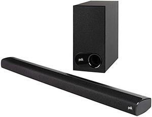 Signa S2 UltraSlim TV Sound Bar | Works with 4K HD TVs | Wireless Subwoofer | Includes HDMI Optical Cables | Bluetooth Enabled Black