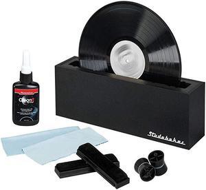 Vinyl Record Cleaning System with Cleaning Solution and Soft Pads Included