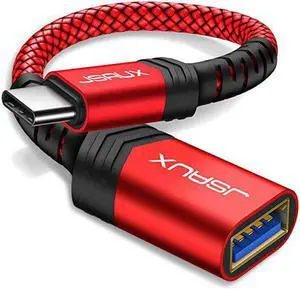 USB C to USB Adapter  05ft 2 Pack Type C 30 OTG Cable On The Go Type C Male to USB A Female Adapter Compatible with MacBook Pro 2018 2017Samsung Galaxy S20 S20+ Ultra S8 S9 Note 10 etcRed