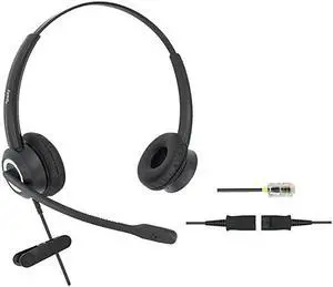 Cisco Corded Office HD Voice Phone Headset for Cisco IP Phones 6851 6861 7945g 7962g 8811 8841 8845 8851 8861 8961 9951 Series ModelPlus 35mm Connector Binaural