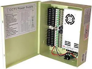 18 Output 29 Amp 12V DC CCTV Distributed Power Supply Box for Security Camera