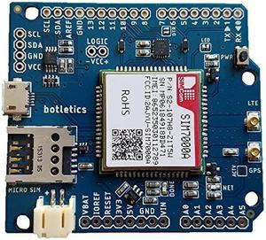 SIM7000 LTE CATM1 NBIoT Cellular + GPS + Antenna Shield Kit for Arduino SIM7000A