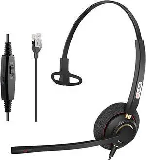 Headset + Noise Canceling Microphone + Adjustable Volume + Mute Control ONLY for IP Phones 6941 7841 7941 7942 7945 7960 7961 7962 7965 8845 8945M12 M22 and All Series etc