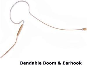 Vl630h4p Tan Headset Microphone Whiroshi 4 Pin for Audio Technica Wireless Microphone System